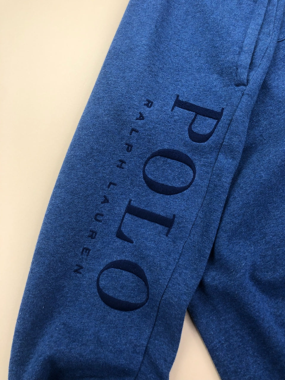 Jogging Ralph Lauren bleu marine chiné – vue 3