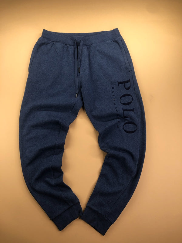 Jogging Ralph Lauren bleu marine chiné – vue 4