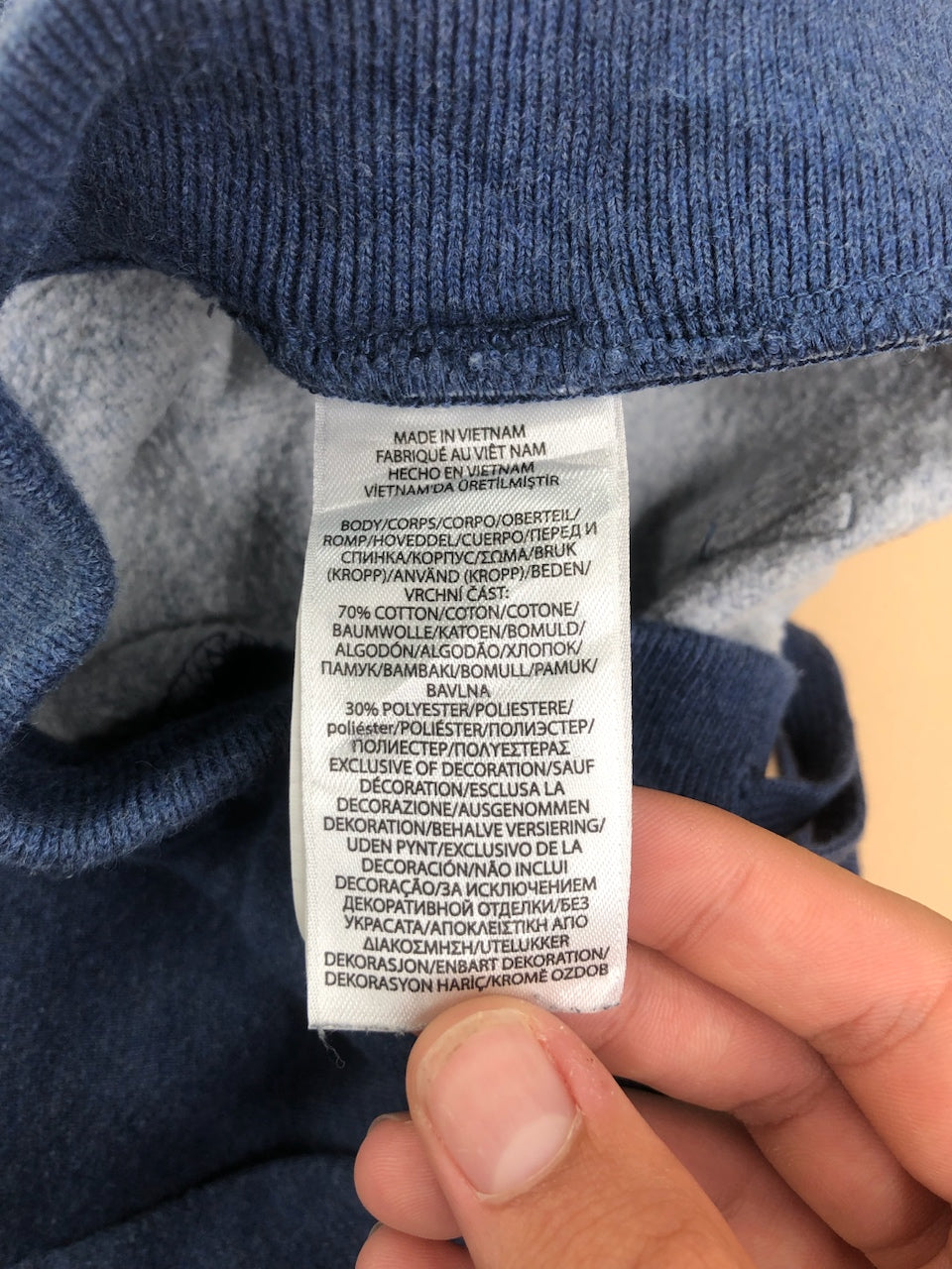 Jogging Ralph Lauren bleu marine chiné – vue 8