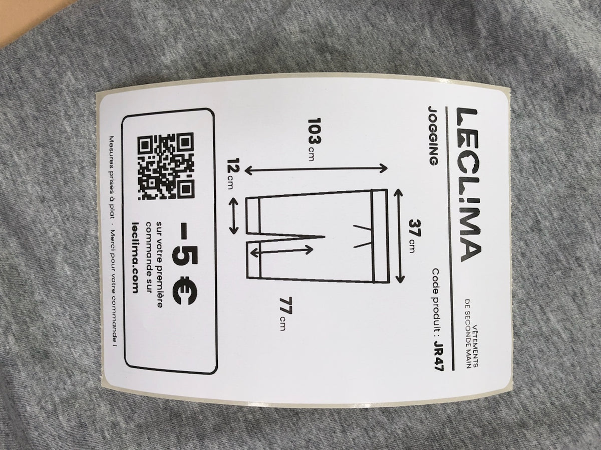 Pyjama Ralph Lauren gris chiné – mesures à plat