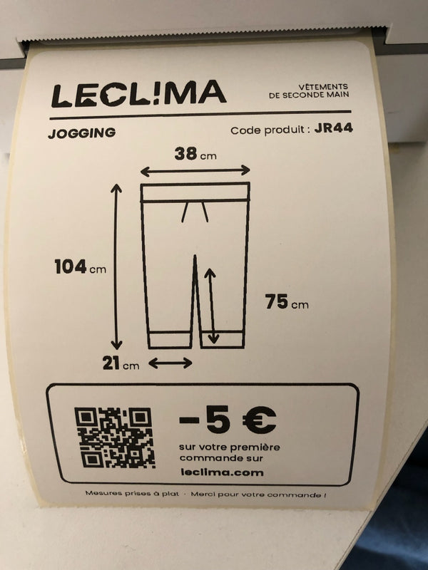 Pyjama Ralph Lauren baggy gris foncé – mesures à plat