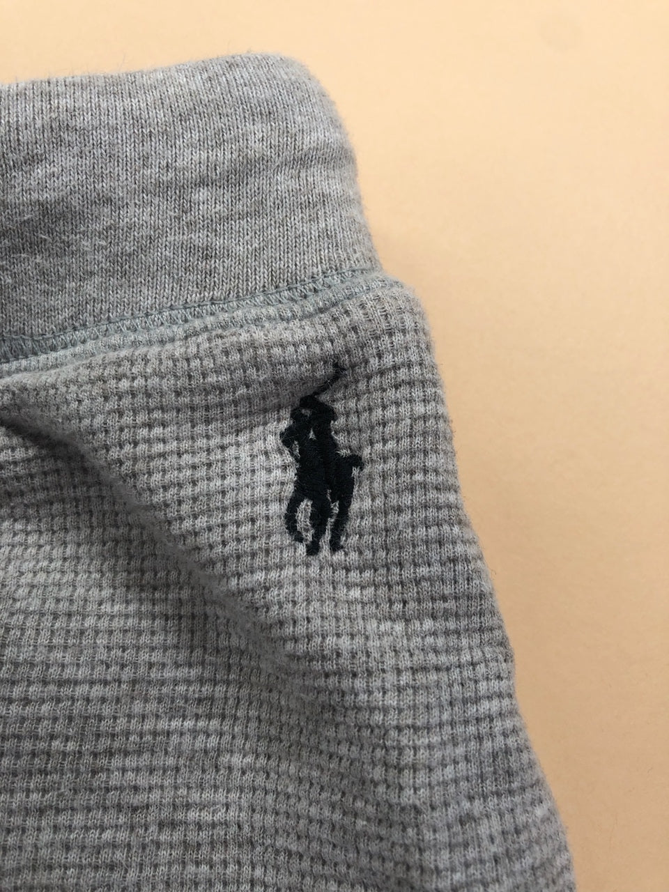 Jogging Ralph Lauren baggy gris – vue 4
