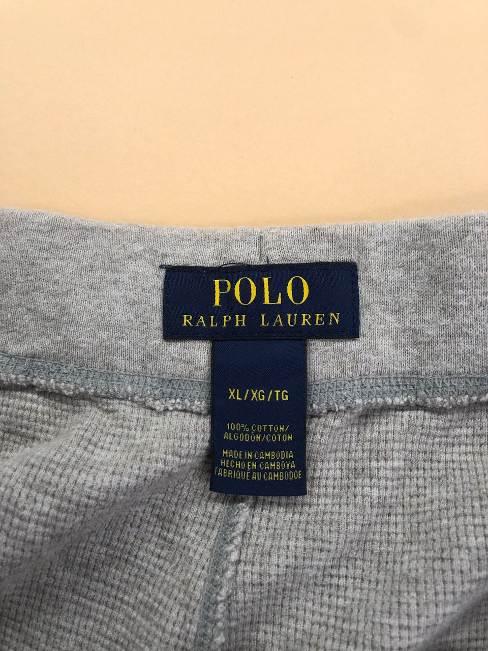 Jogging Ralph Lauren baggy gris – vue 6