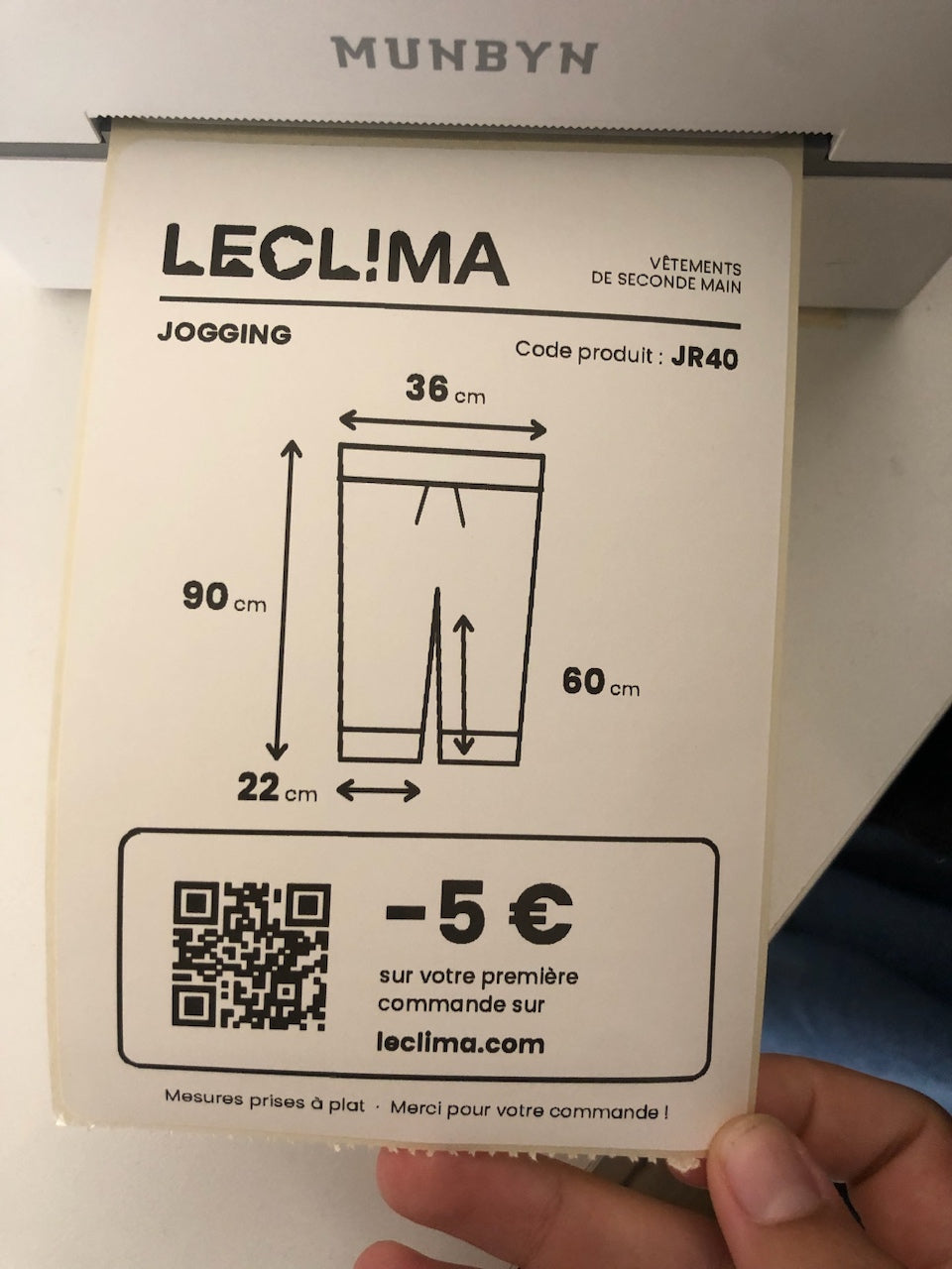 Pyjama Ralph Lauren noir et gris à carreaux – mesures à plat