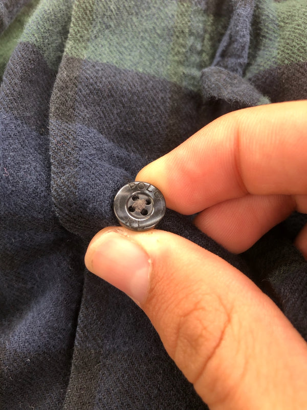 Pyjama Ralph Lauren tartan bleu et vert – vue 5