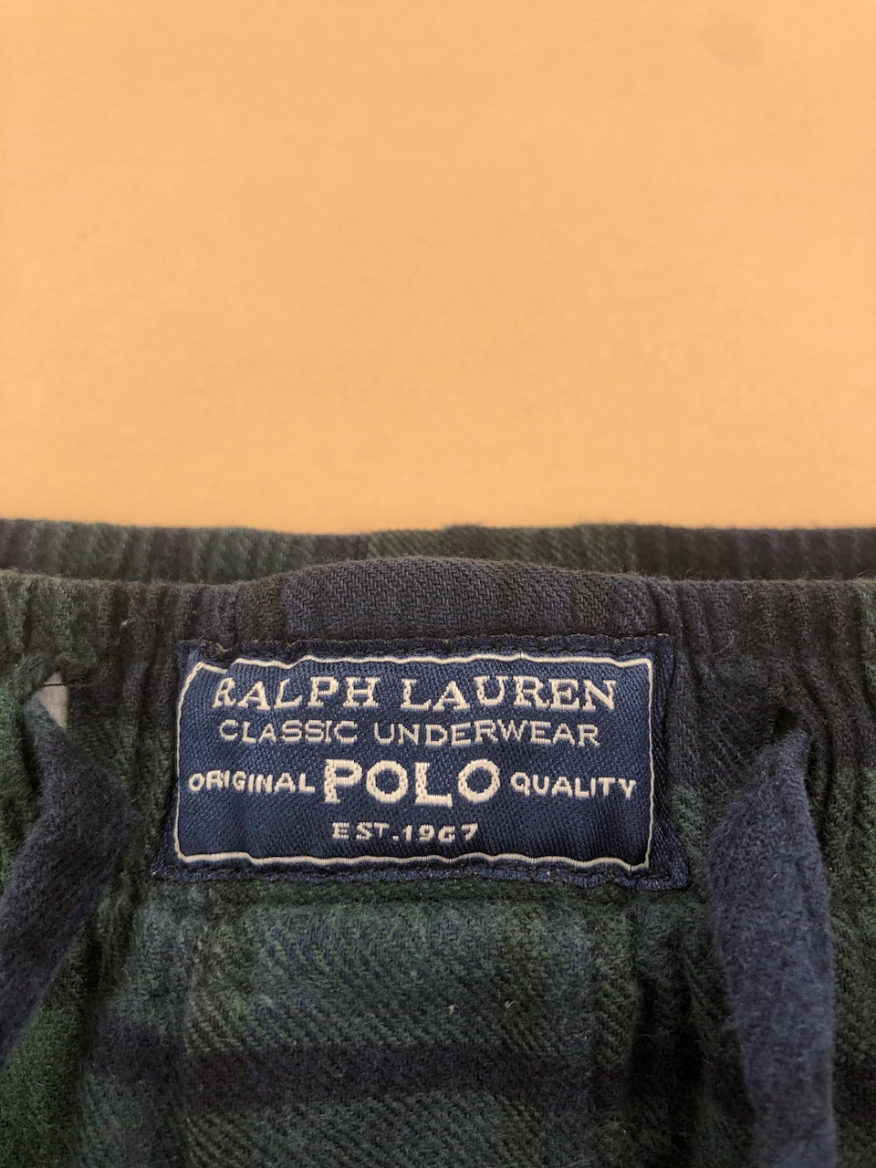Pyjama Ralph Lauren tartan bleu et vert – vue 6
