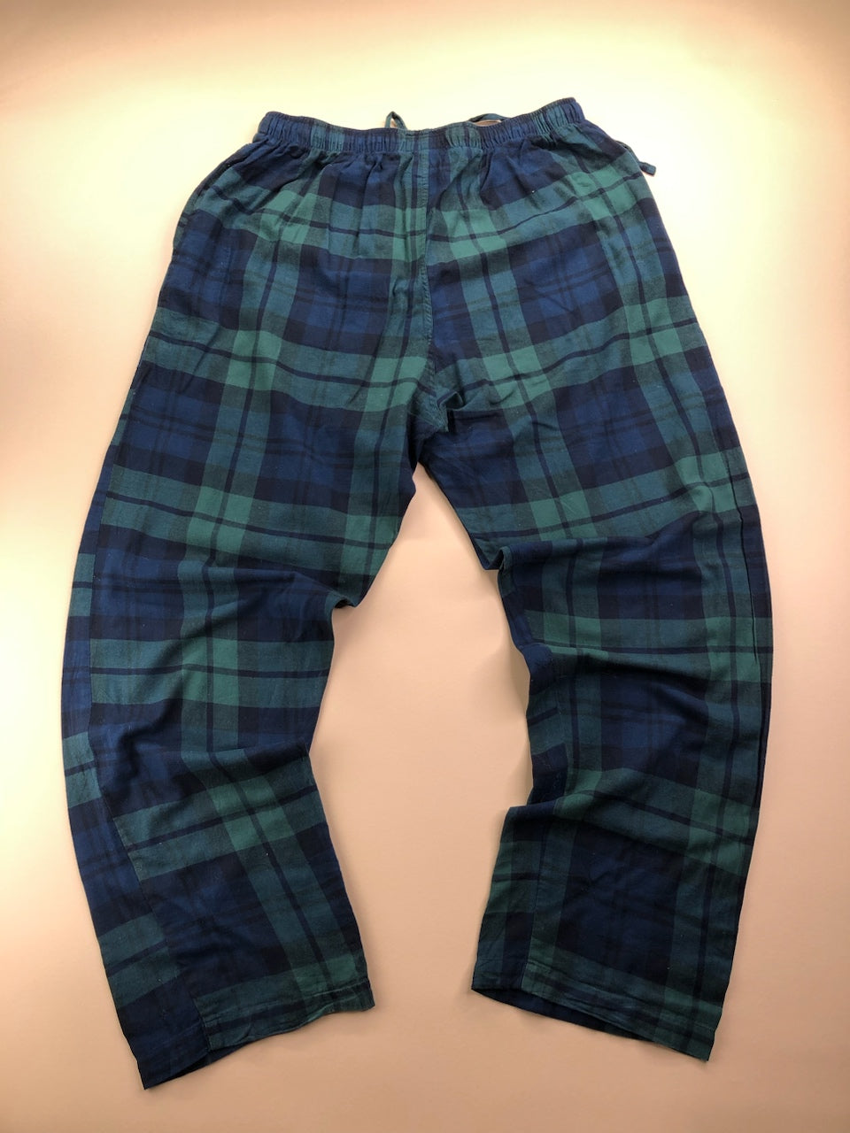 Pyjama Ralph Lauren baggy tartan vert et bleu marine – vue 9