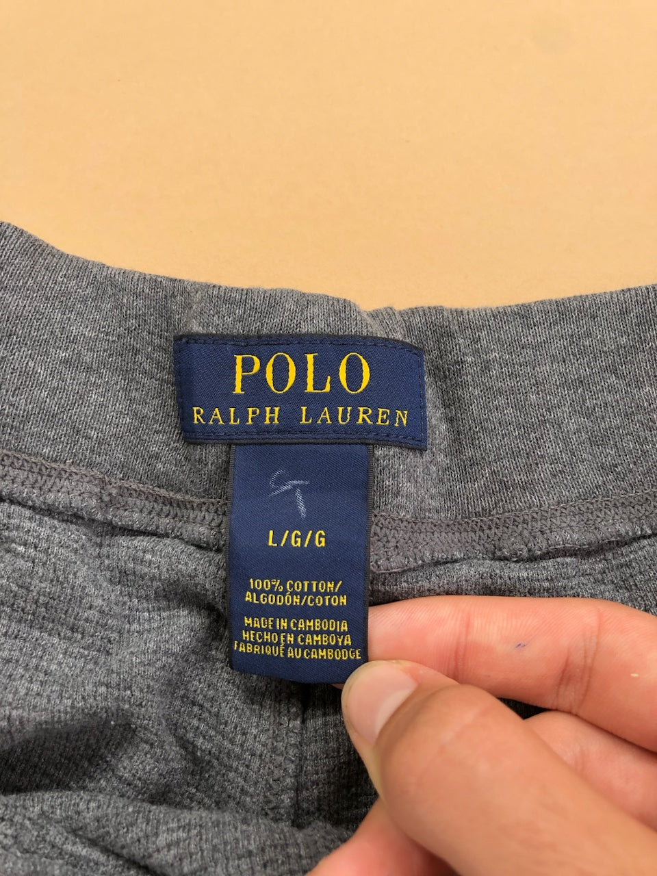 Jogging Ralph Lauren baggy gris foncé – vue 6