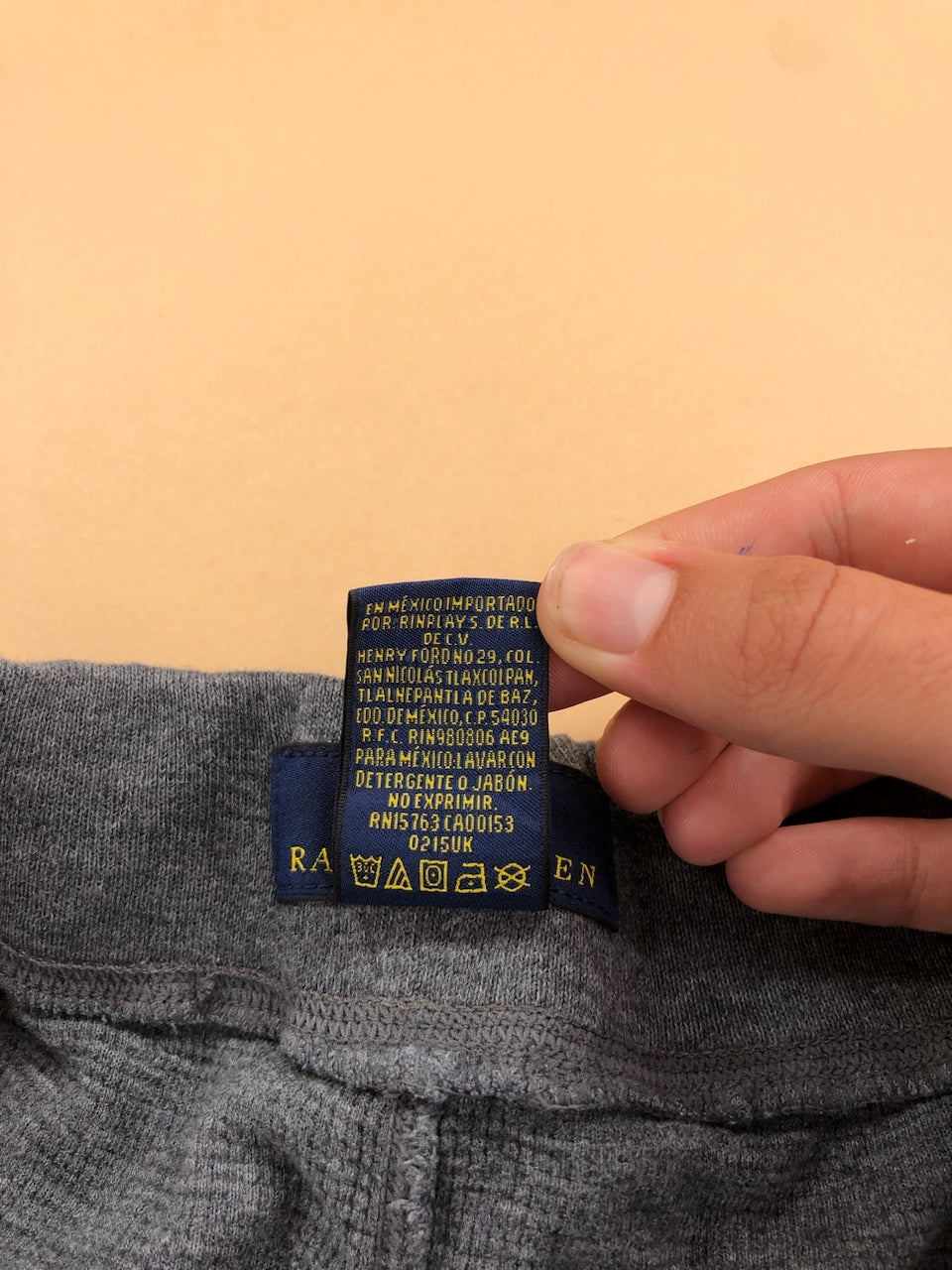 Jogging Ralph Lauren baggy gris foncé – vue 7