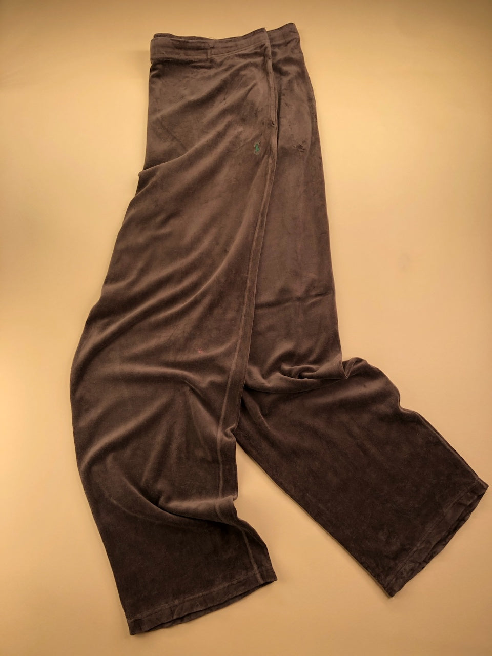 Pyjama Ralph Lauren velours marron – vue 1