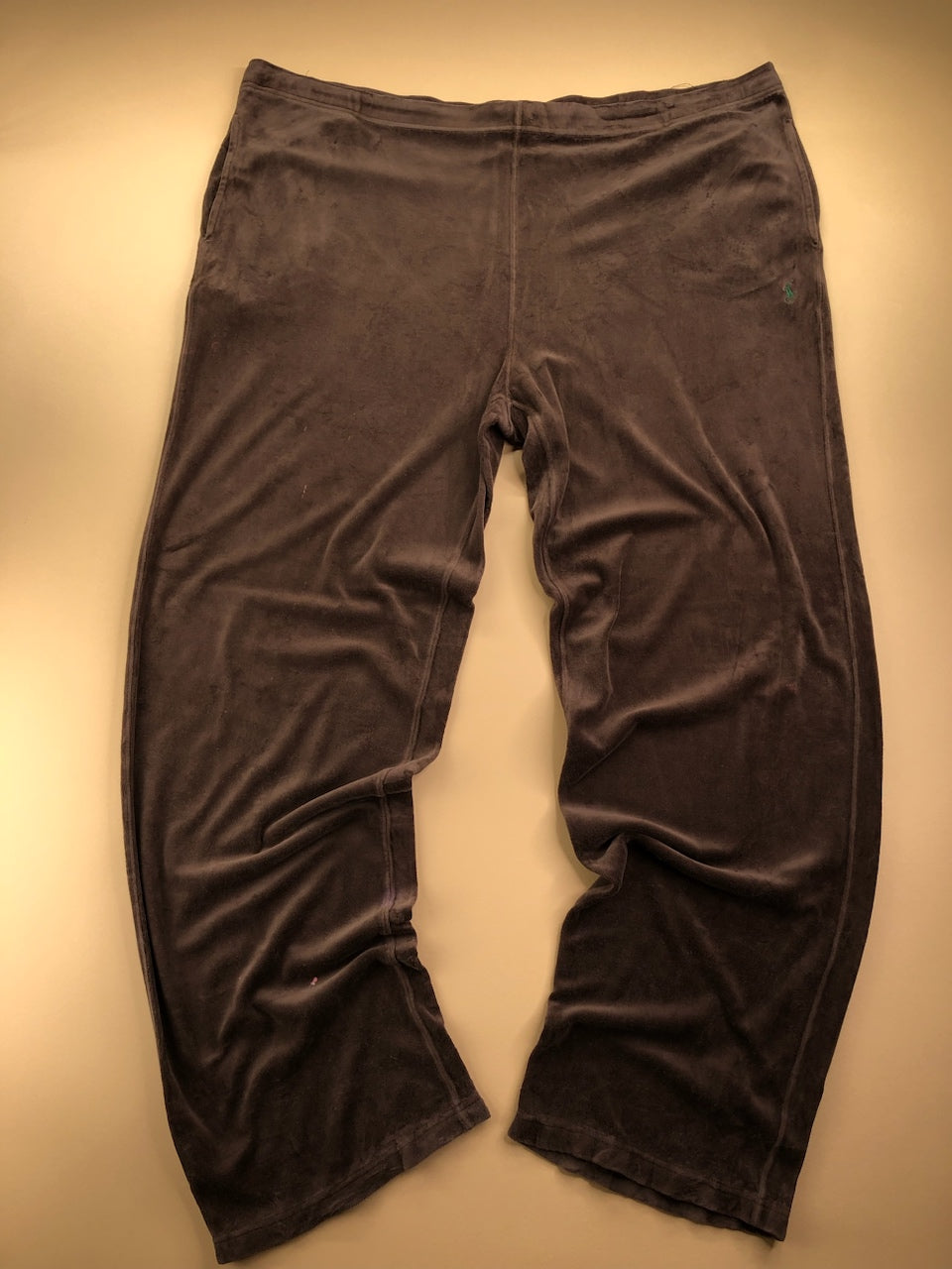 Pyjama Ralph Lauren velours marron – vue 3