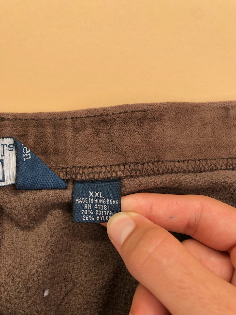 Pyjama Ralph Lauren velours marron – vue 5