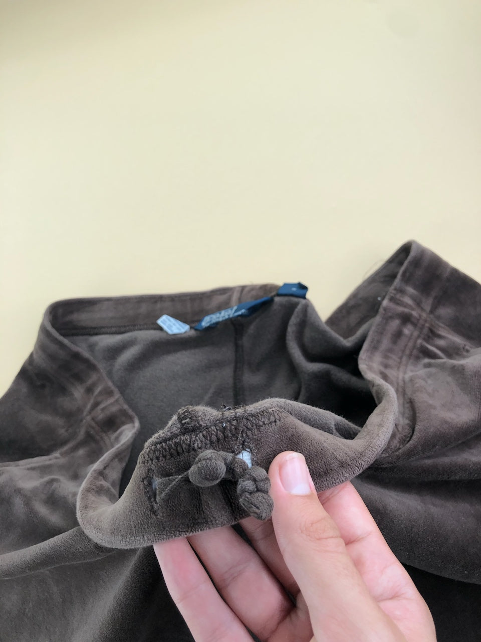 Pyjama Ralph Lauren velours marron – vue 9