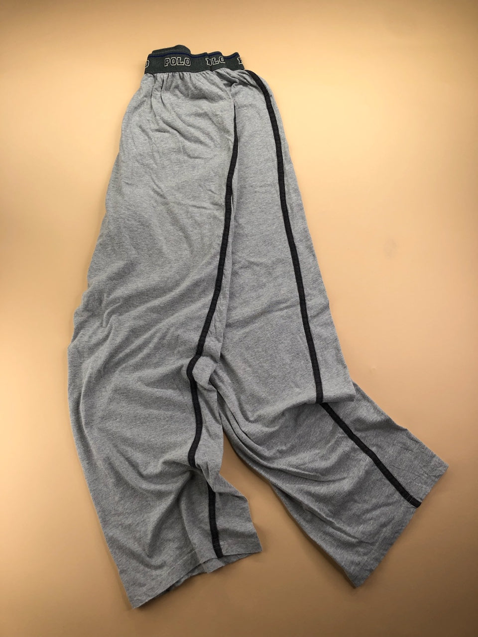 Pyjama Ralph Lauren baggy gris et noir – vue 1