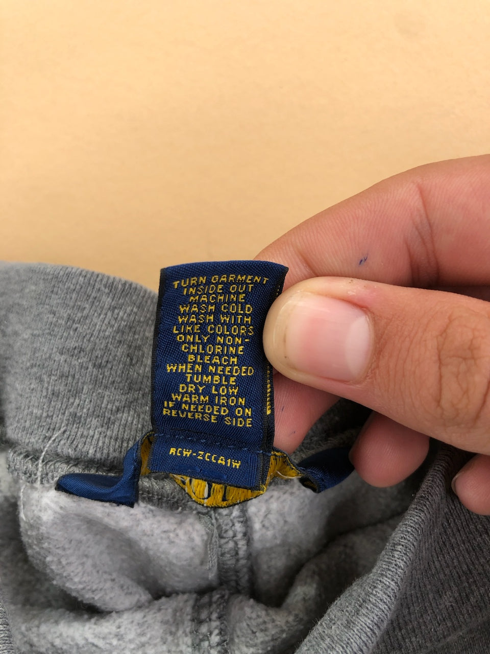 Jogging Ralph Lauren gris et bleu marine – vue 7