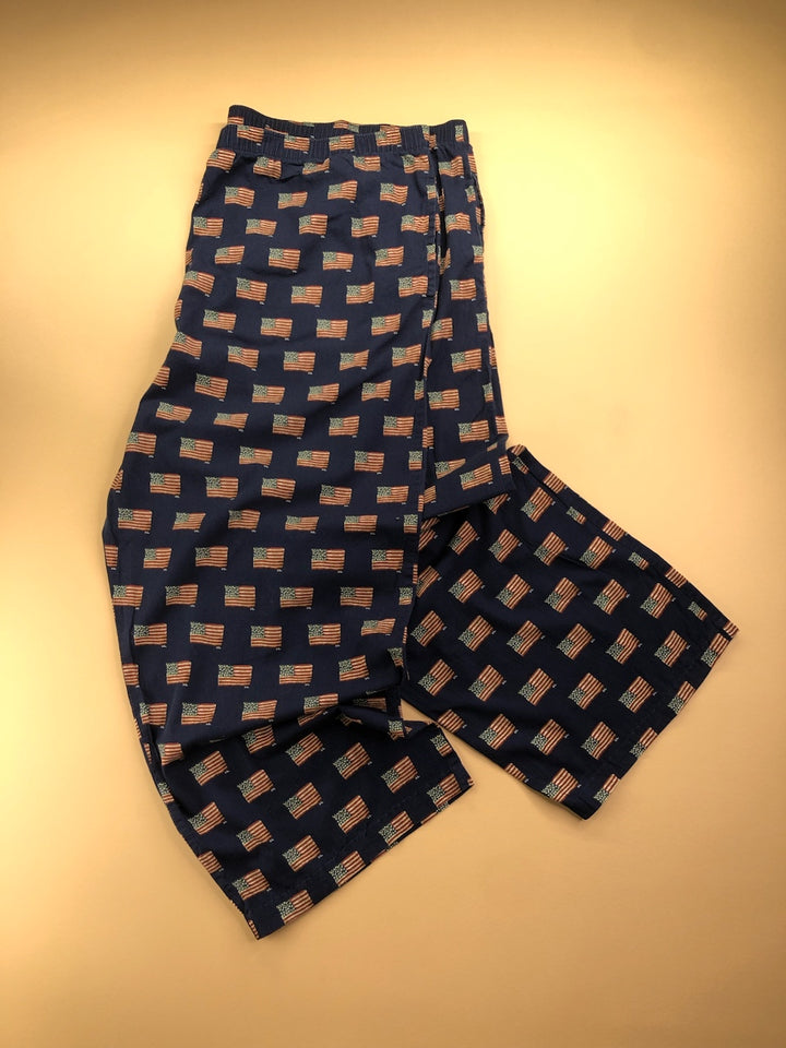 Pyjama Ralph Lauren baggy bleu marine et rouge – vue 1