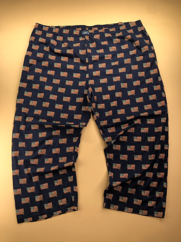 Pyjama Ralph Lauren baggy bleu marine et rouge – vue 3
