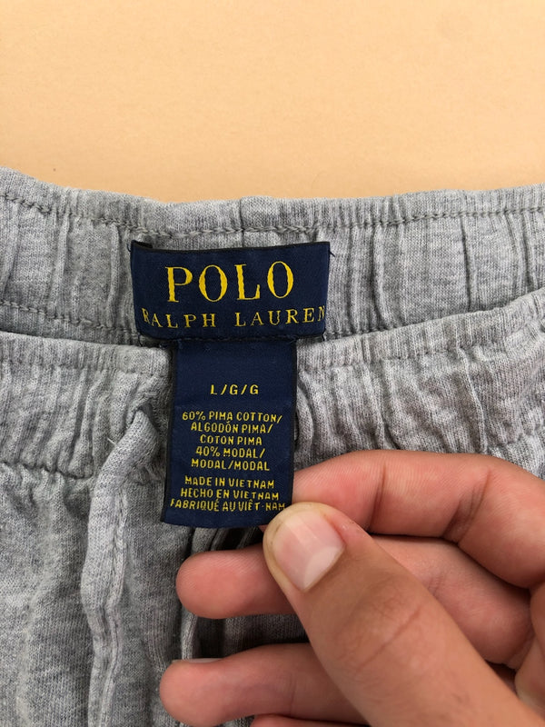Pyjama Ralph Lauren baggy gris – vue 5