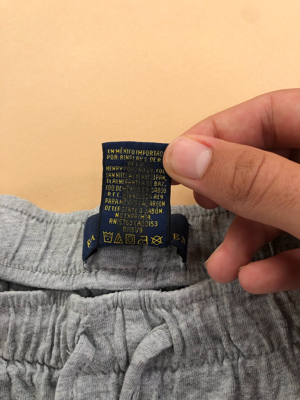 Pyjama Ralph Lauren baggy gris – vue 6