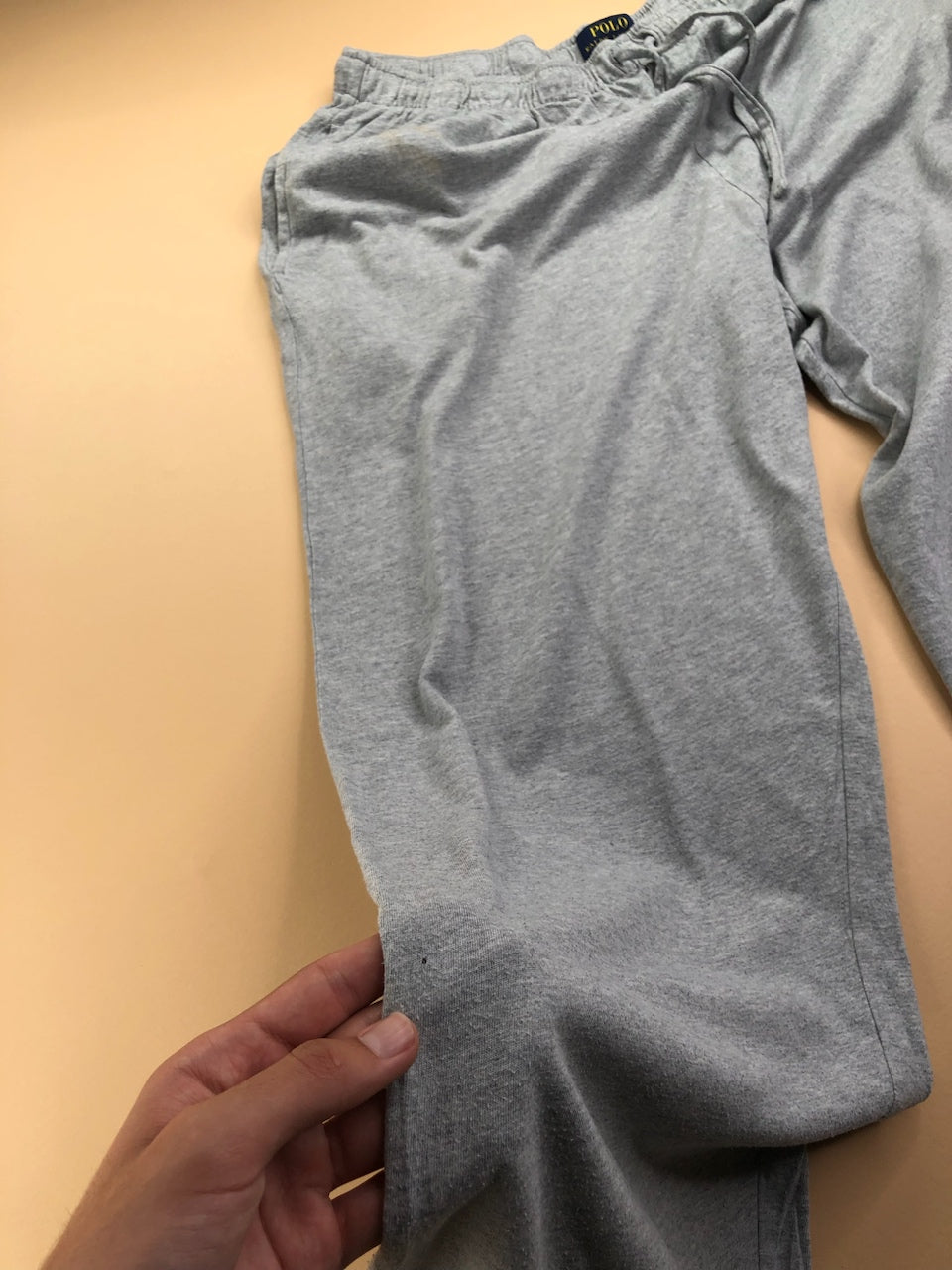 Pyjama Ralph Lauren baggy gris – vue 9