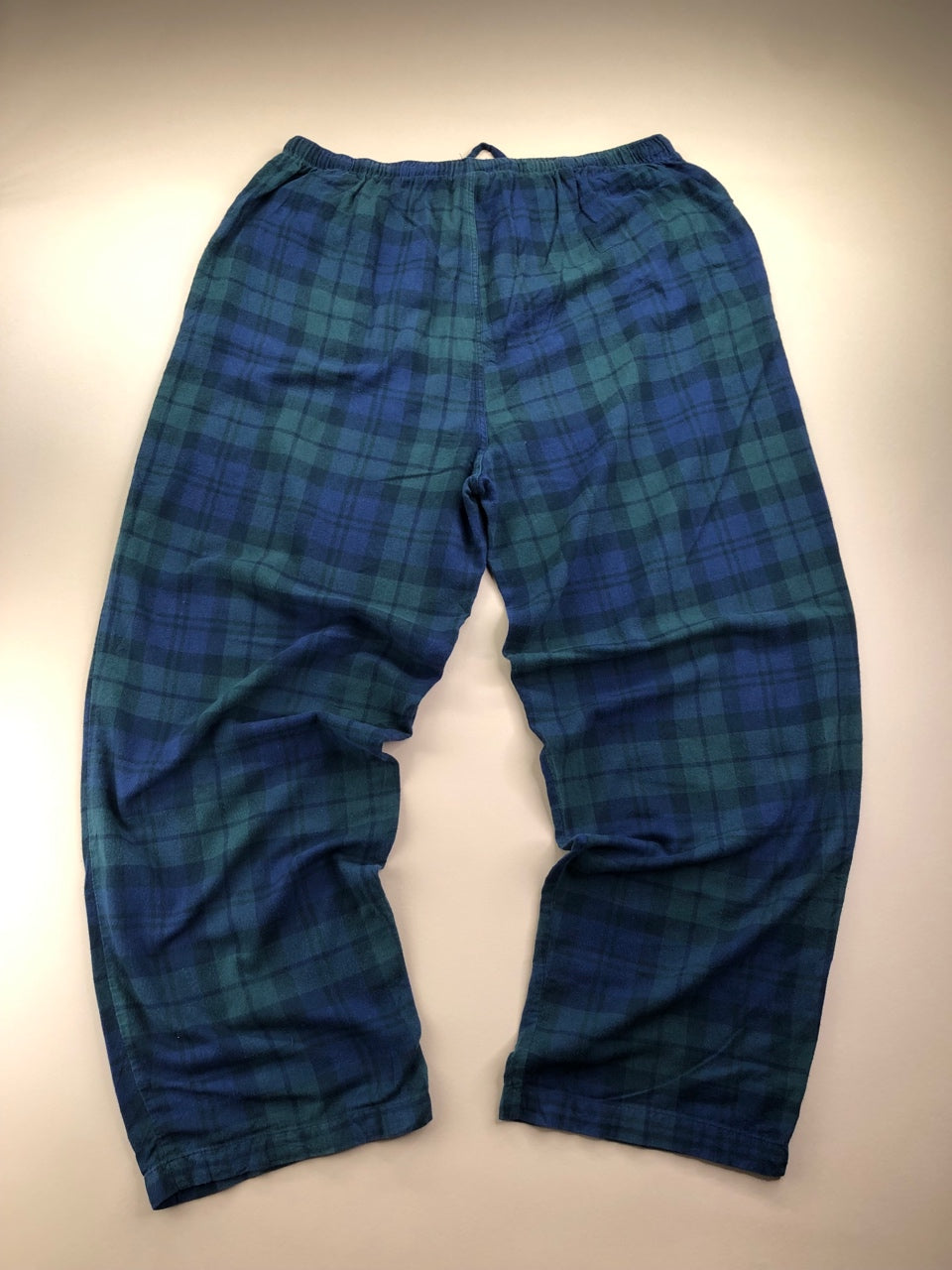 Pyjama Ralph Lauren baggy tartan vert foncé et bleu marine – vue 8
